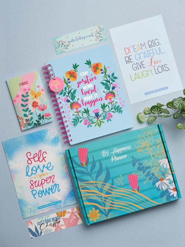 Doodle Start Anytime of the Year B5 Happiness Planner Kit (Happiness Mantra)