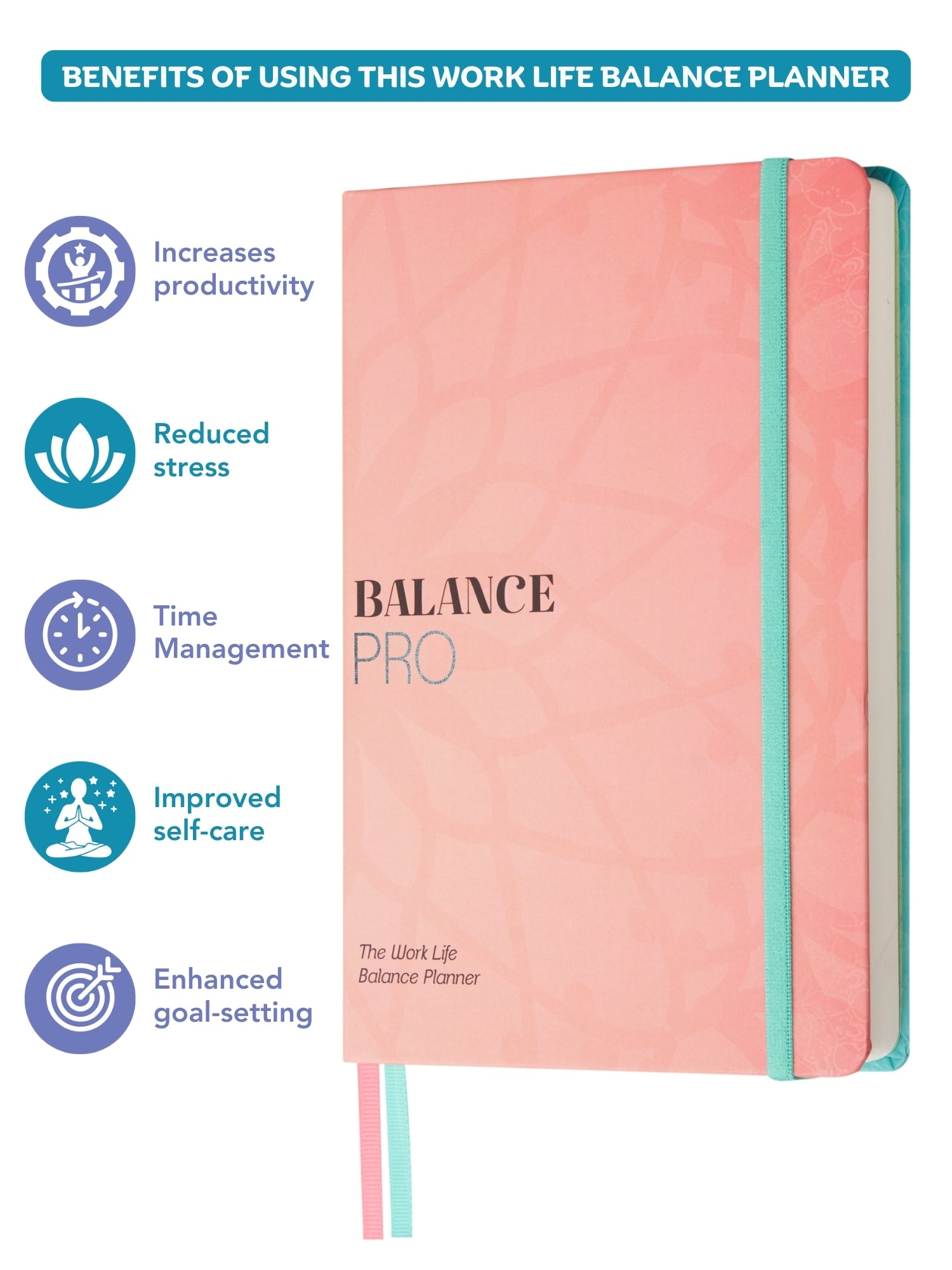 Doodle A5 Undated Achieve Work Life Balance Planner (Life Sync)