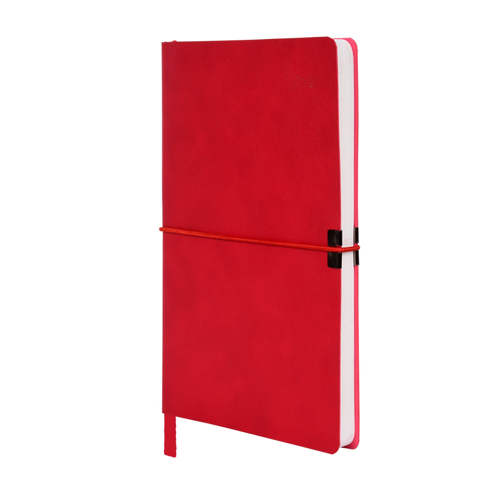 Doodle Connect Personalized Windsor Executive A5 PU Leather Softbound Diary- Red