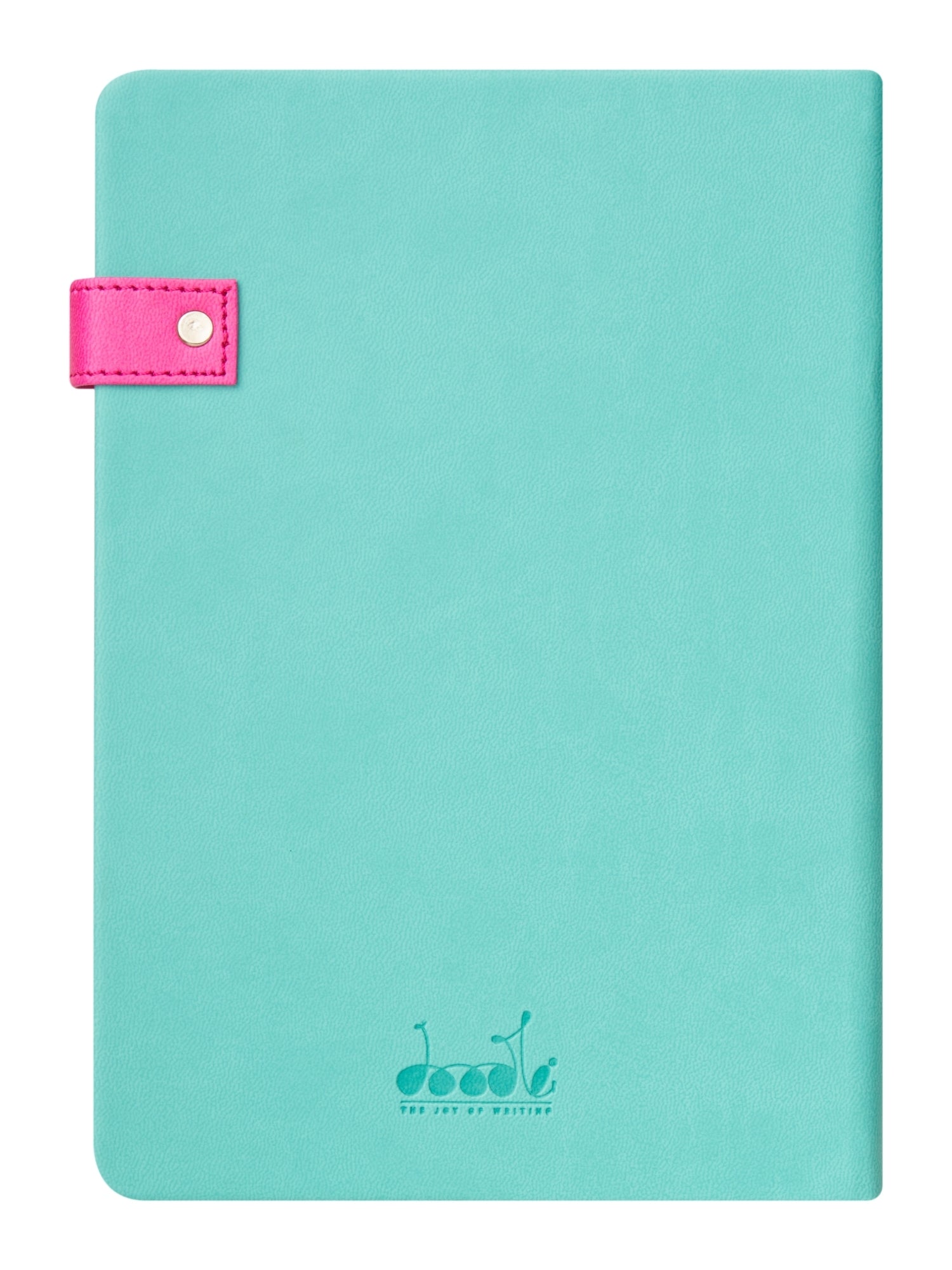 Doodle A5 Vegan Leather Flip Bound Notebook with magnetic Flip Closure - Wonder Words