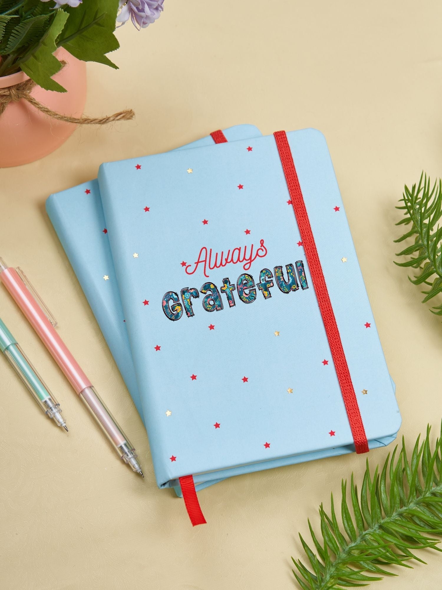 DOODLE Stars Hardbound B6 Diary Notebook - ALWAYS GRATEFUL