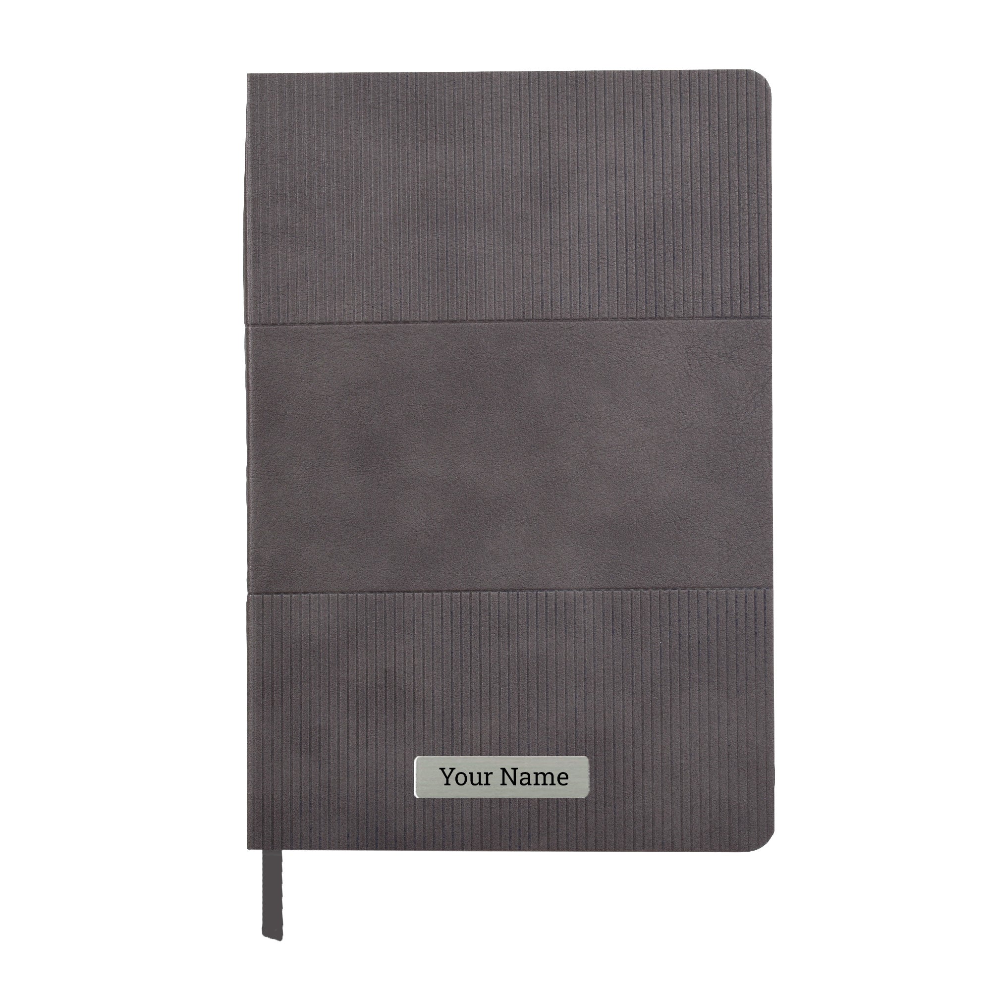 Doodle Connect Personalized Allison - A5 Soft Bound Executive Notebook - Grey