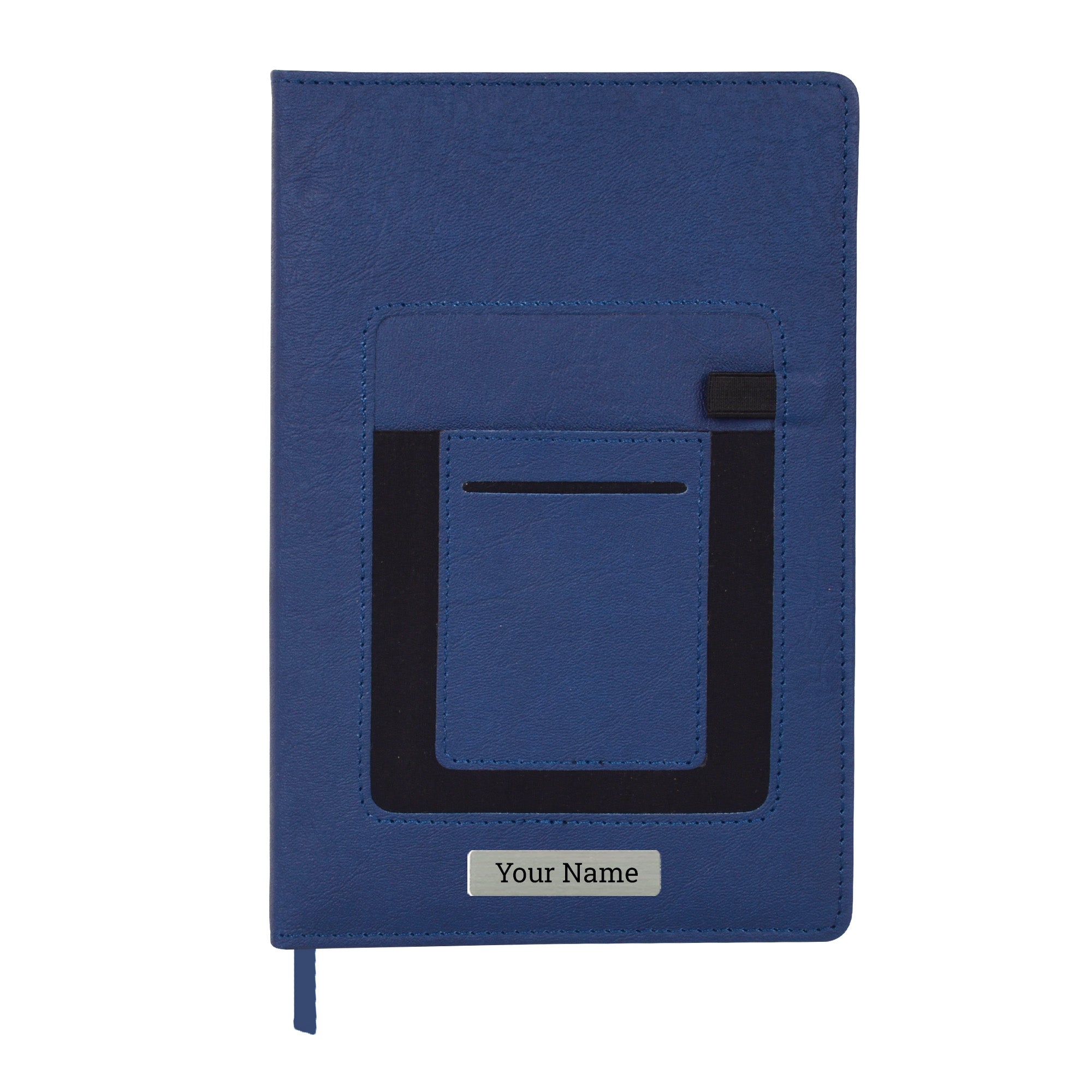 Edgemont A5 Hardbound Faux Leather Notebook Diary - Blue