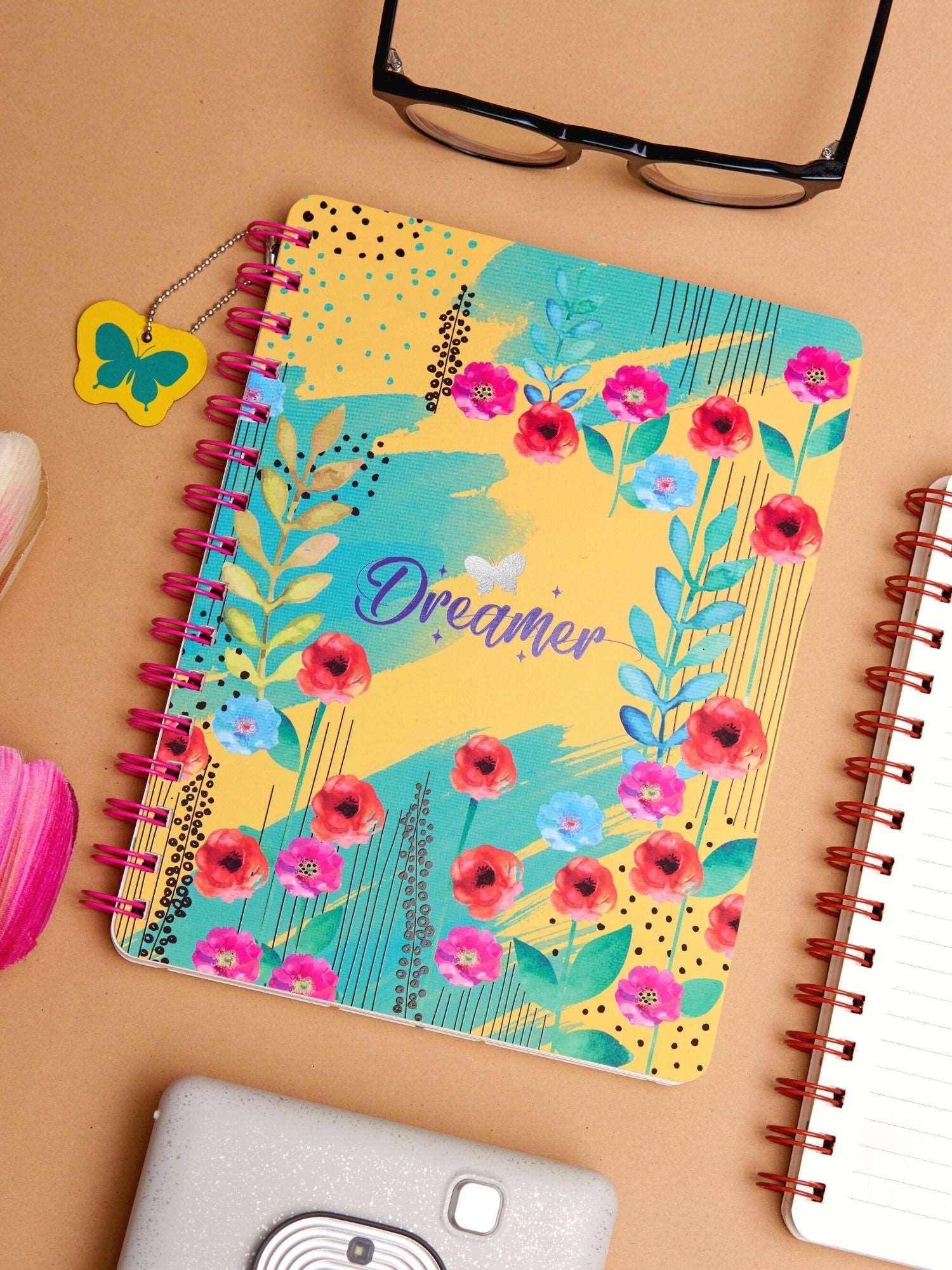 Doodle Flower Fun Hard Bound B5 Notebook - Wiro