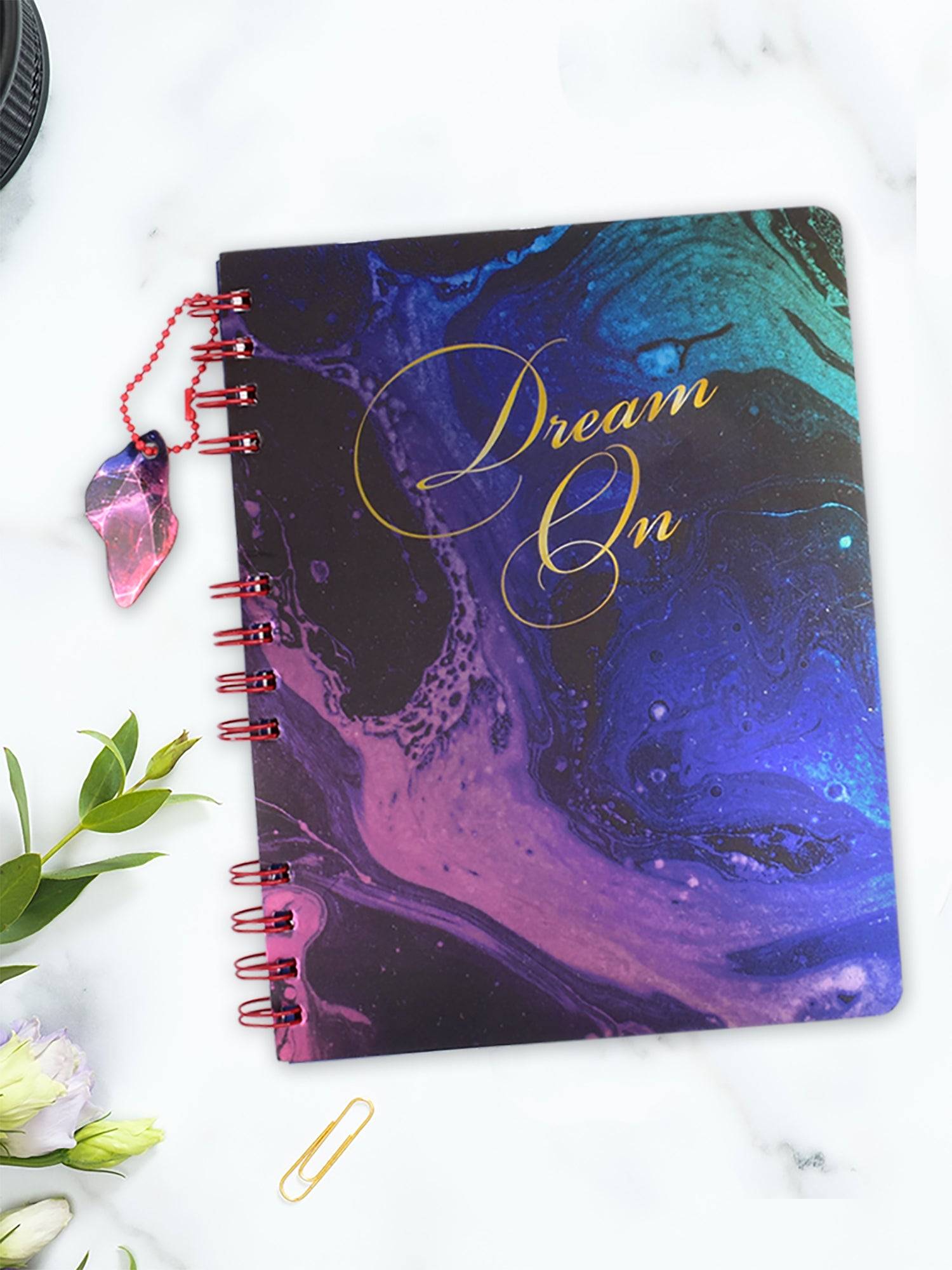 Doodle Dream on Hard Bound B5 Notebook with Bookmark Dangler - DoodleCollection Store