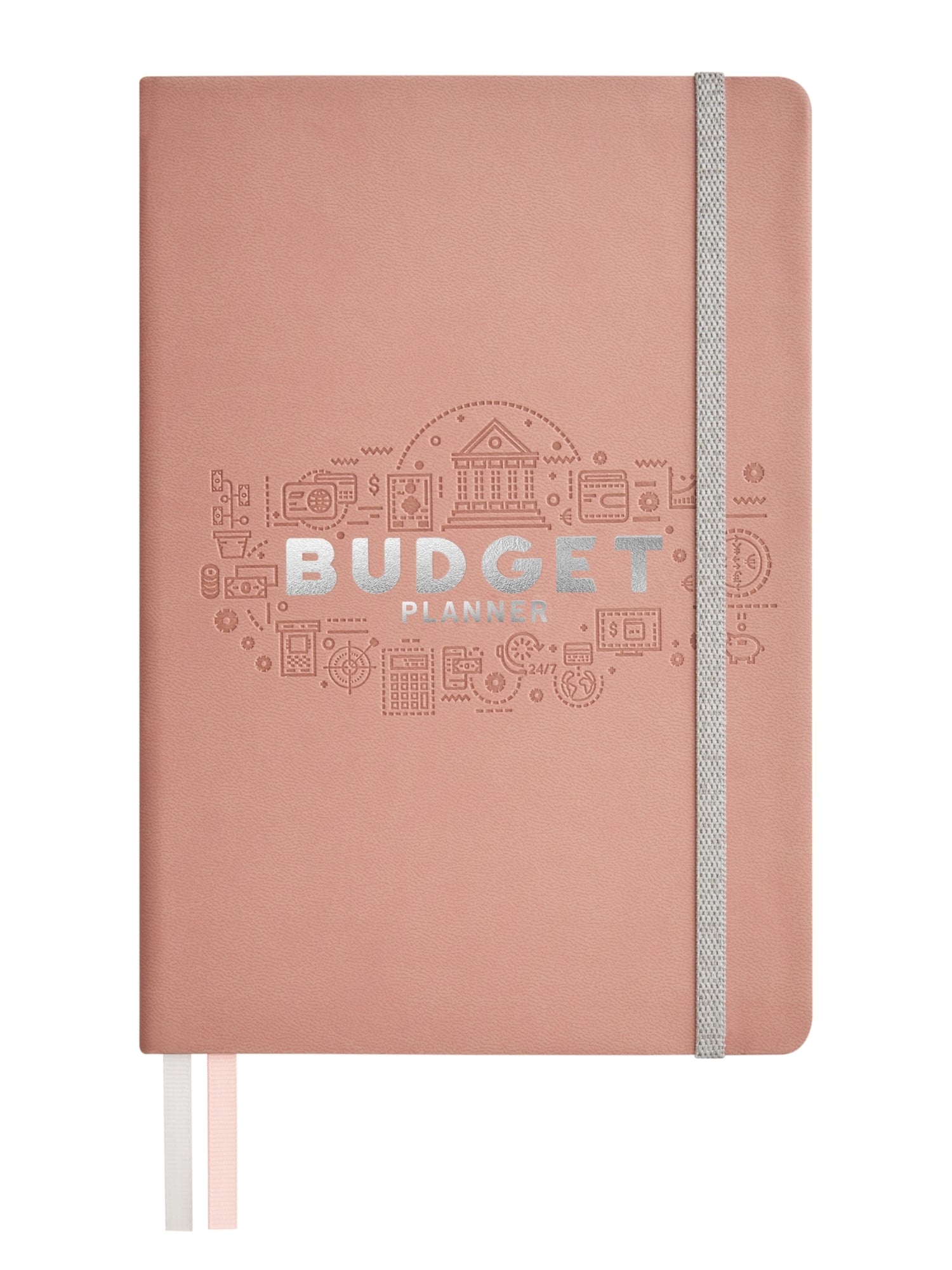 Doodle A5 Undated Hard Bound Vegan Leather Financial budget Planner - Budget Boss