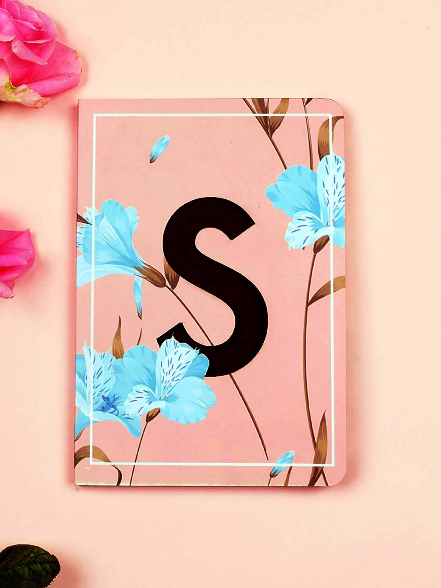 Doodle Initial S Soft Bound B6 Notebook - DoodleCollection Store